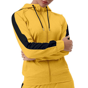 Impresión personalizada logotipo bordado de talla grande ropa informal de moda 2 piezas conjunto Jogger sudadera pantalones de chándal para mujer - Product Image 4