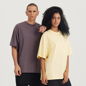 เสื้อยืดเท่ๆสำหรับผู้ชายและผู้หญิงผ้าฝ้าย30% 70% CVC 220กรัมระบายอากาศได้ดีใส่ได้ทั้งชายและหญิงโลโก้ได้ตามต้องการ - Product Image 1