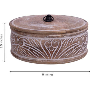 Advantageous Designing Handmade Eco Friendly Modern Food Serving Hot <b>Pot</b> Kitchen Restaurant and Hotels Chapati Roti Box Supply - Product Image 3