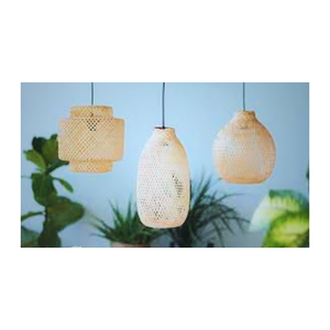 Abat-jour en rotin fait main personnalisable de haute qualité pendentif Design asiatique pour la décoration d'hôtel Direct vietnamien - Product Image 6