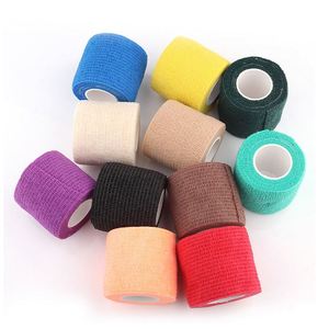 Sports Hook Grip Thumb Finger 10cm 5cm Non-woven Vet Elastic Self <strong>Adhesive</strong> Vetwrap Dental Bandage Wrap Tape Roll Multipurpose - Product Image 6