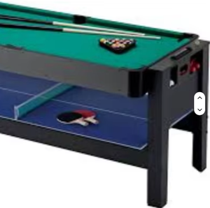 Nouvelle table de jeu 3-en-1 TOP Fat-Cat Original : Air Hockey, Billard et Jeu de Table - Product Image 1