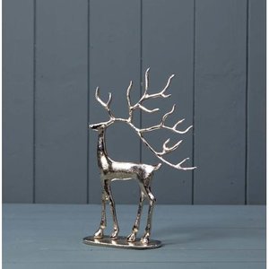 กวางเรนเดียร์โลหะขายส่งบนฐานไม้ของตกแต่งคริสต์มาส,ของตกแต่งแบบแขวนสำหรับปาร์ตี้ที่บ้านงานปาร์ตี้คริสต์มาสปีใหม่2023 - Product Image 5