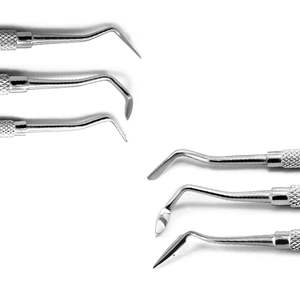 Cuchillo Periodontal Manual de Doble Punta AMIN, Acero Inoxidable Clase I, Raspadores Dentales con Certificación CE, Modelo UA-9650, 1 Año de Garantía - Product Image 3