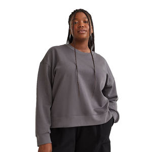 Sudaderas de cuello redondo lisas personalizadas para mujer, jerséis de Hop Hip, sudaderas de estilo callejero, venta al por mayor de Pakistán - Product Image 1