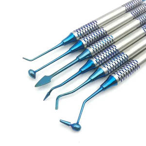 6 unids/set espátula de relleno de resina compuesta Dental cabeza chapada en titanio juego de relleno de resina conjunto de restauración instrumento Dental - Product Image 6