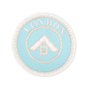 Artesanía Delantal Insignia Lingote Alambre Masónico Insignia Bordado Masónico Regalia - Product Image 1