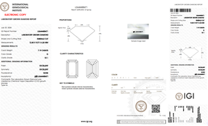 La mejor calidad IGI Certified G Color EMERALD Cut 7,19 CT CVD Lab Grown Loose Diamonds VS1 Lab Creado - Product Image 2