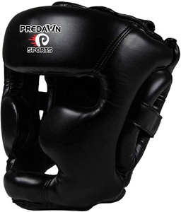 Protector de cabeza de cuero Boxeo Hamlet MMA Protector de cabeza/Protector de cabeza de Boxeo/Protector de cabeza de boxeo personalizado - Product Image 2
