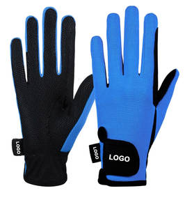 Concevez vos propres gants d'équitation antidérapants, taille personnalisée, matériau PU, gants de cyclisme d'extérieur fabriqués au Pakistan - Product Image 4