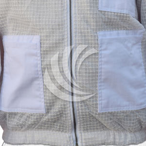 Combinaison de protection apicole respirante à double fermeture éclair avec voile pliable, vêtements anti-abeilles pour apiculteurs, chapeau pour apiculteurs - Product Image 4