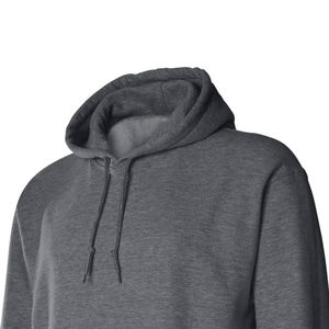 Sweat à capuche pour homme, uni, doublé, 100% coton, décontracté, hip-hop, streetwear, écologique, hiver, à capuche, 360g - Product Image 5