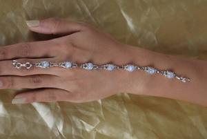 925 Sterling Silver Bohemian Designer <b>Bracelet</b> for Girls Handmade Rainbow Moonstone <b>Gemstone</b> Jewelry for Parties Weddings Gift - Product Image 3