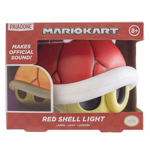 Lampe de table LED moderne et écologique Super Mario Kart, design coquille rouge avec corps en verre, base d'ampoule E26 pour la lecture et la décoration intérieure - Product Image 3