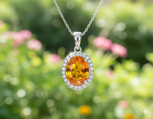 Luxury 925 Sterling <b>Silver</b> Gold-Plated Pendant <b>Necklace</b> <b>for</b> <b>Women</b> and Girls - Product Image 4