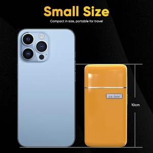 Afeitadora Eléctrica Portátil Mini para Hombre con Tira LED y Cabezal Magnético, Cuchilla Única USB, Resistente al Agua IPX7, Cuchillas de Malla Dentada - Product Image 3