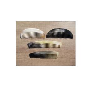 Peigne en corne de buffle naturel solide de haute qualité outil de coiffure artisanal écologique de l'Inde - Product Image 5