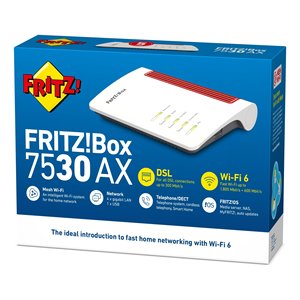 Modem <b>router</b> BOX 7530 AX Dual Band White e Red 20002944 - Product Image 2