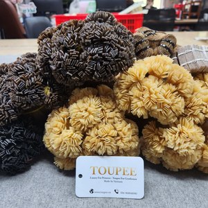 ผมแท้เวียดนาม Dream Hair T03 แบบไม่ผ่านกระบวนการใดๆ  ปลายแบนเย็บด้วยเครื่อง  แบบ Double Weft  ซุปเปอร์ดับเบิ้ลดรอว์นเอนด์  น้ำหนัก 100 กรัม  สามารถดัดได้ทุกแบบ  ความยาว 8 นิ้ว  แบบหยิก - Product Image 3