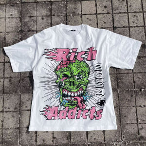 Fabrication en gros 100% coton Vintage surdimensionné t-shirts hommes casual acide lavé coupe et coudre grande taille t-shirts OEM - Product Image 1