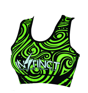 Women Lightweight Reversible Sports Bra Custom Soft Breathable Fitness <b>Apparel</b> Professional Fight Wear Plus Size Print - Product Image 1