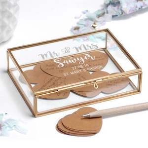 กล่องเครื่องประดับแก้วสีทองจากราชวงศ์ได้เปิดตัวด้วยวัสดุโลหะที่ประณีต - Product Image 2