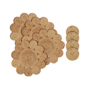 Mantel Individual de yute de arpillera de cuerda de algodón Natural 100% al por mayor mantel de mesa tejido neutro moderno para bodas directo desde Bangladesh - Product Image 4