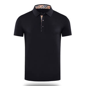 Venta al por mayor de encargo del bordado de Impresión logotipo de la marca personal Unisex Polo en blanco Casual Polos hombres personalizados - Product Image 4