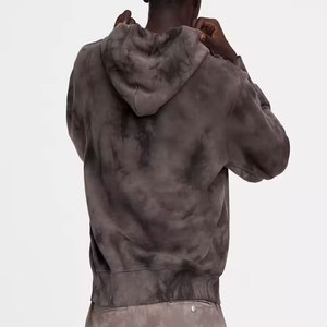 Vente en gros 2024 sweat à capuche surdimensionné tie dye Sun Fade pour hommes personnalisé 100% sweat thermique en polaire de coton lourd sweat à capuche haut pour hommes - Product Image 4