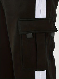 กางเกงลำลองผู้ชายผ้าฝ้ายคุณภาพสูง ออกแบบเองได้ น้ำหนักเบา ระบายอากาศดี ทรงตรง เอวกลาง มีเชือกผูก OEM - Product Image 6