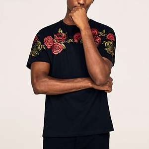 Camiseta de Verano para Hombre, Cuello Redondo, Manga Corta, Tejido de Poliéster/Algodón, Impresión por Transferencia de Calor Personalizada, con Tela Transpirable - Product Image 5