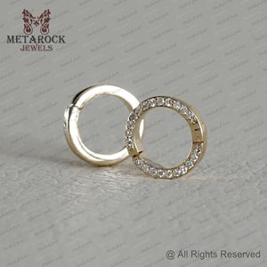 Diamant pavé massif 14k or ouvrable trouver minimaliste diamant pavé trouver des bijoux fabrication pour Bracelet collier - Product Image 6