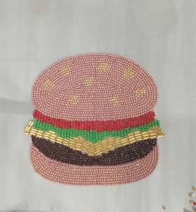 Patchs en dentelle de tissu écologique brodés à la main par des designers pour les vêtements, les sacs, les projets d'artisanat. - Product Image 1