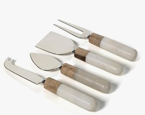 Juego de cuchillos para queso de 4 piezas más vendidos de acero inoxidable para el hogar, restaurante, Hotel, fiesta, PC de Metal de mármol para uso en la cocina, precio superior - Product Image 5