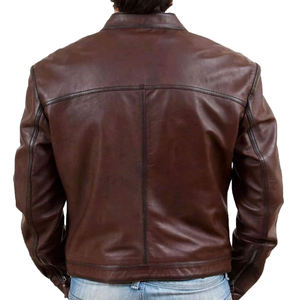 Chaqueta de moto para hombre, piel de búfalo de alta calidad, forro aislante, cordones laterales clásicos, chaqueta Cruiser Biker negra XXL para hombre - Product Image 6