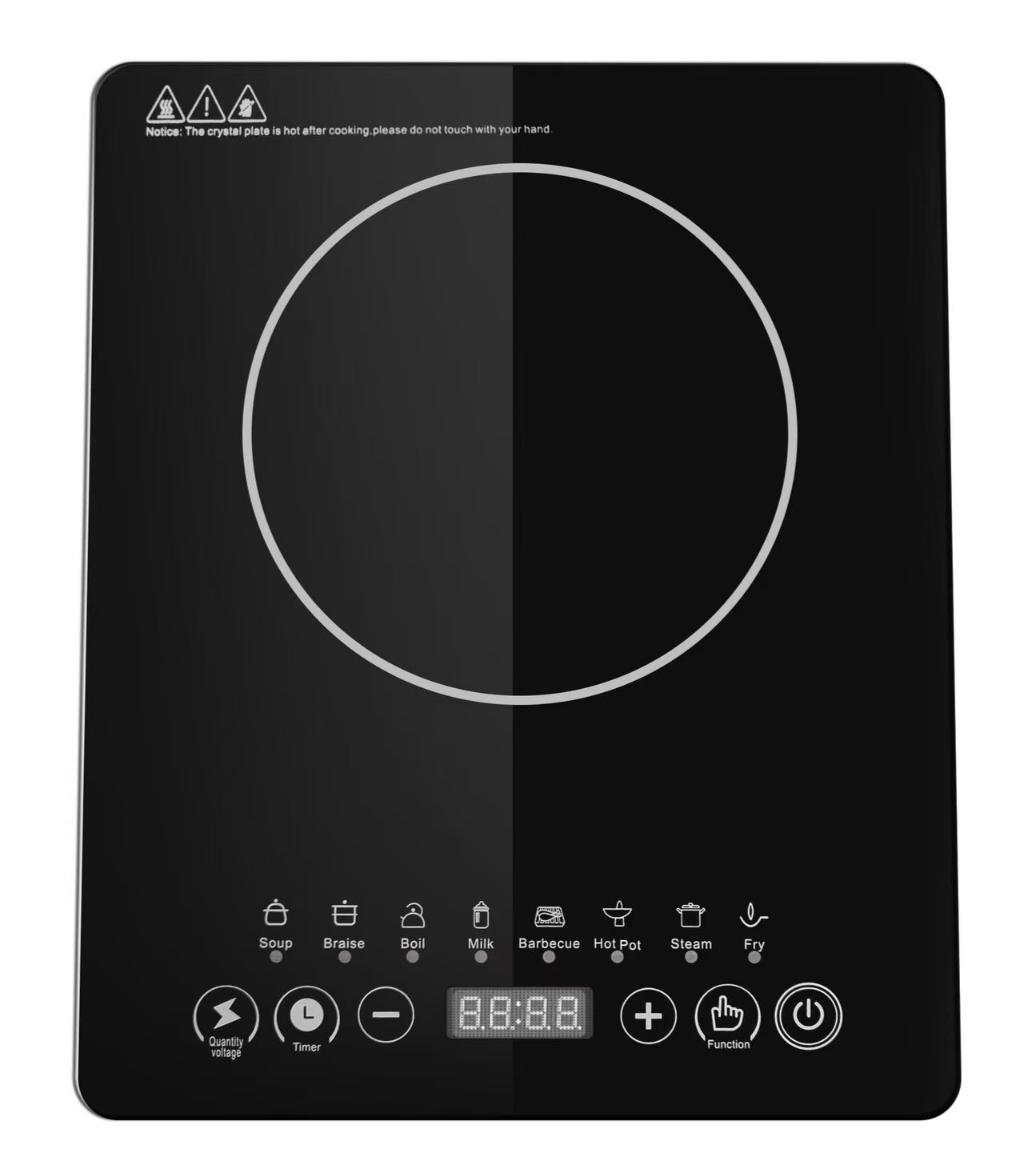 หน้าจอสัมผัสสีดำ