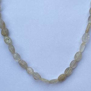 6mm 8mm 10mm pierre Rutile naturelle lisse ovale collier de perles de pierres précieuses semi-précieuses bijoux en perles vente en gros Alibaba - Product Image 4