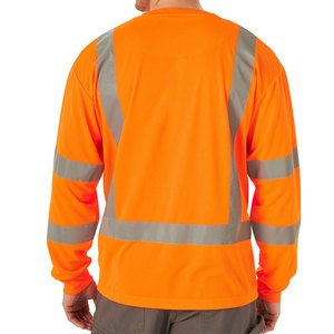 Camiseta de alta visibilidad para hombre de alta calidad, ropa de trabajo de invierno cómoda de tarifa razonable, camiseta transpirable de alta visibilidad para hombre, ropa a granel - Product Image 2