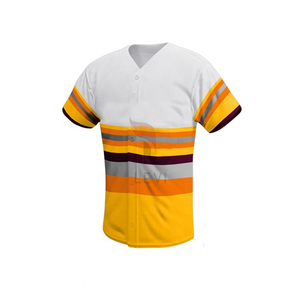 Ensemble de maillots de baseball et de softball personnalisés pour adultes, imprimés numériquement, respirants, antibactériens, en Spandex/Coton – Vente en gros - Product Image 2