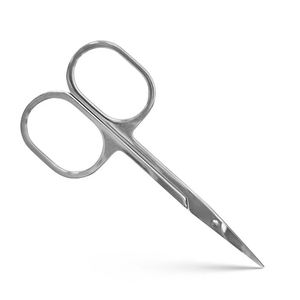 Ciseaux à ongles à cuticules antidérapants durables du meilleur fournisseur Matériau en acier inoxydable Propre logo Vente à chaud Lame courbée et tranchante - Product Image 1