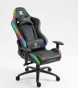 RGB ánh sáng nhiều màu thay đổi ghế trò chơi với điều khiển từ xa của ghế thể thao điện tử - Product Image 4