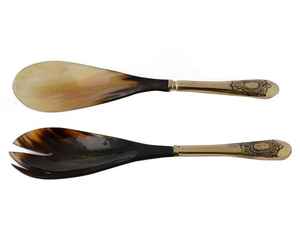 Cuchara de cuerno de búfalo hecha a mano india, cubiertos de mango largo de alta calidad para té y comida, todos los tamaños - Product Image 4