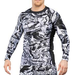 Superventas personalizado sublimación impresa todo manga completa Fitness Wear Rash Guards para hombres transpirable y venta muy barata - Product Image 2