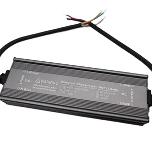 מנהל רצועת LED 100W 8.33A/4.16A IP67 עמיד למים DC 12V/24V מצב מיתוג ספק כוח עבור LED רצועת AC ל DC LED מנהל