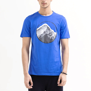 Verano vendedor caliente personalizado impreso Logo camisetas hombres camisetas al por mayor 100% algodón tripulación, fitness microfibra Camisetas cuello redondo - Product Image 1