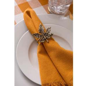 Anillo de Servilleta de Hoja de Latón de Diseño de Lujo, Dorado, para Cocina, Restaurante, Hogar, Decoración de Bodas, Hotel, Oficina, Vajilla, Cantidad al por Mayor - Product Image 4