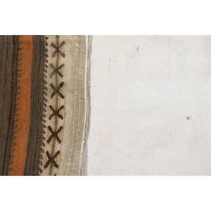 Turkish Runner Rug 1.7x5.9 ft Vintage Kilim Moroccan <b>Wool</b> Patchwork Rug with Latex Backing Eco-Friendly - Product Image 5