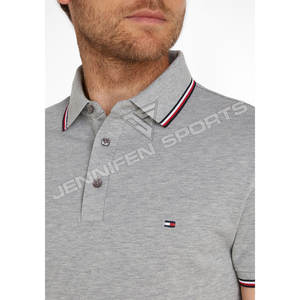 Camiseta Polo de Alta Calidad, Manga Corta, 100% Algodón, Cuello de Punto, Logotipos Personalizados, Etiqueta Interior en el Cuello - Product Image 4