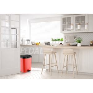 Poubelle à pédale en plastique 7000 ml, écologique, pour usage intérieur/extérieur, poubelle durable pour cuisine, salle de bain, bureau - Product Image 6