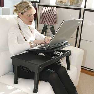 WELL HOME Escritorio portátil para ordenador, mesa auxiliar de 56x32x24,5 cm - Product Image 6